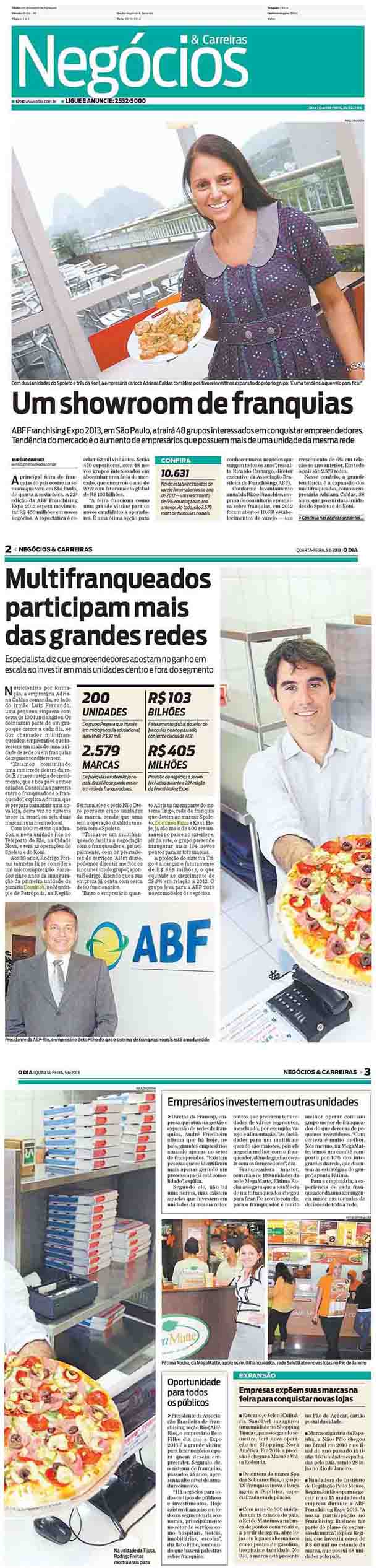 Domino’s e Spoleto formam multifranqueados em suas redes